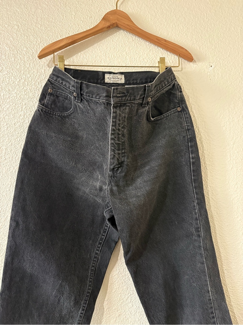 Sonoma Women Relaxed Black Wash Jeans